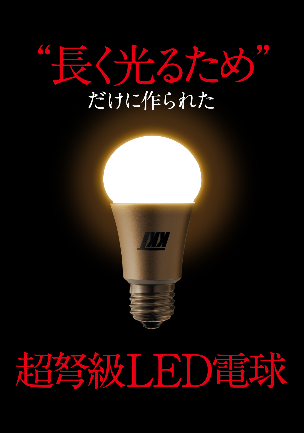 “長く光るため”だけに作られた超弩級LED電球