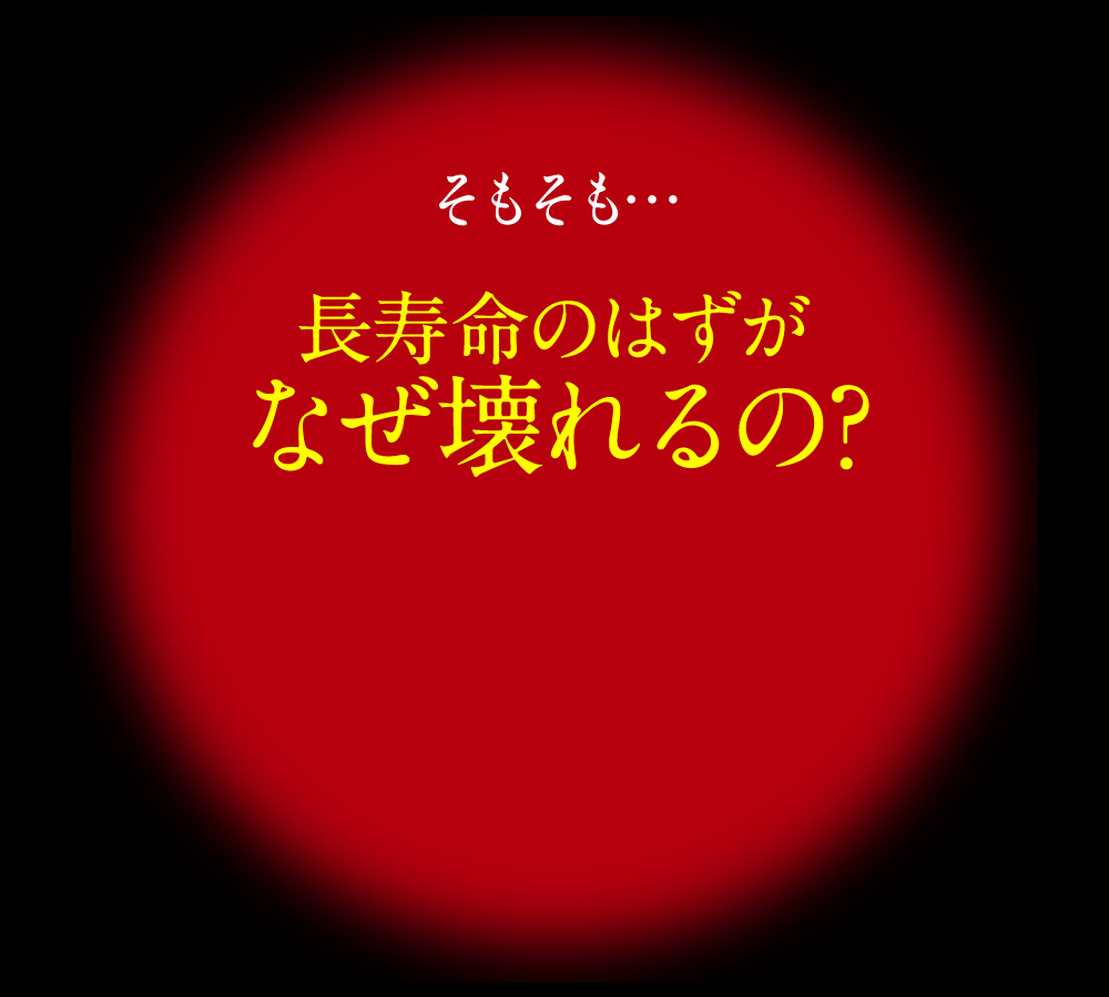 そもそも…長寿命のはずがなぜ壊れるの?